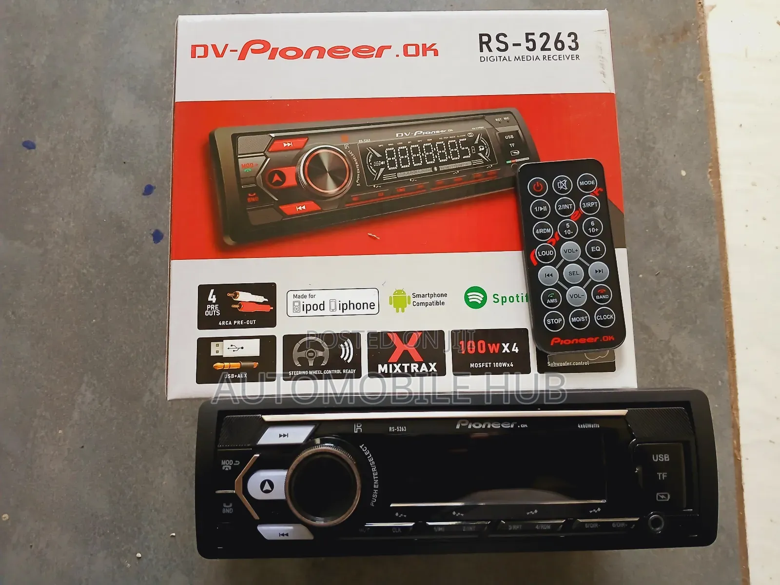 Pioneer Radio With Bt and Usb