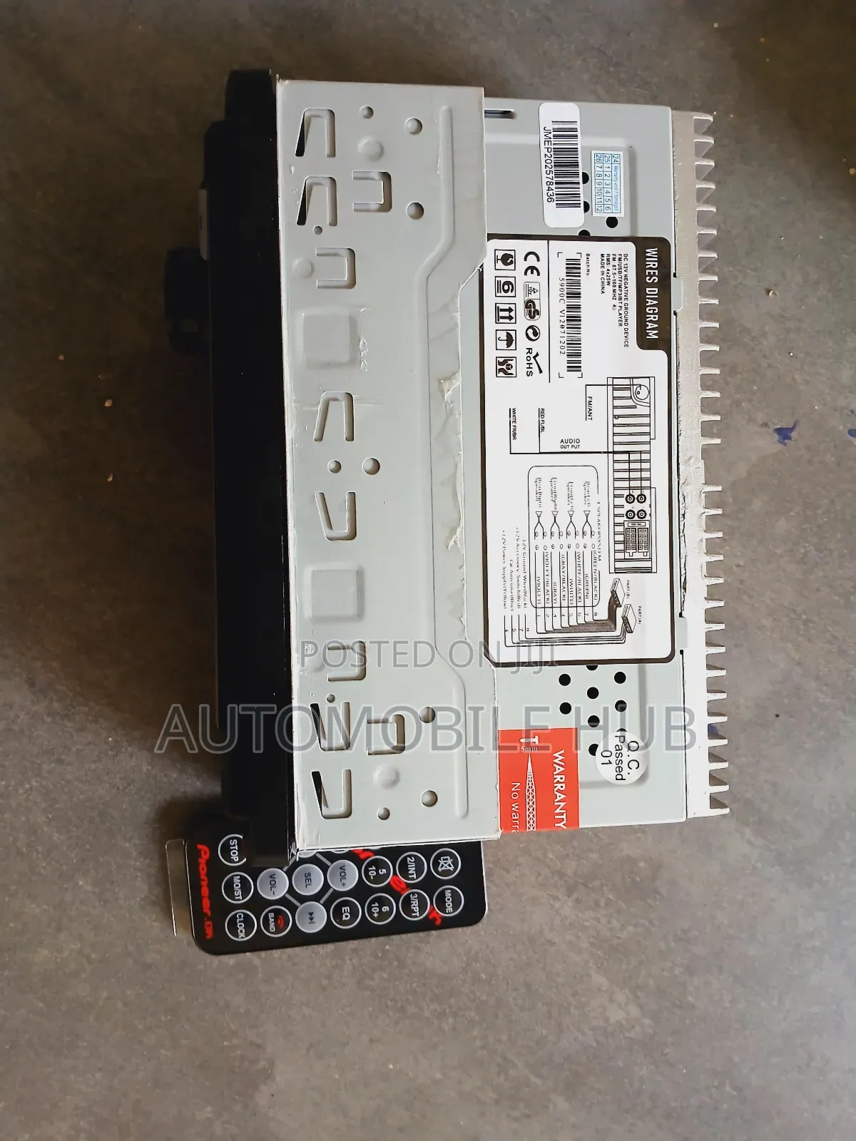 Pioneer Rs-5263 Radio With Bt and Usb Port