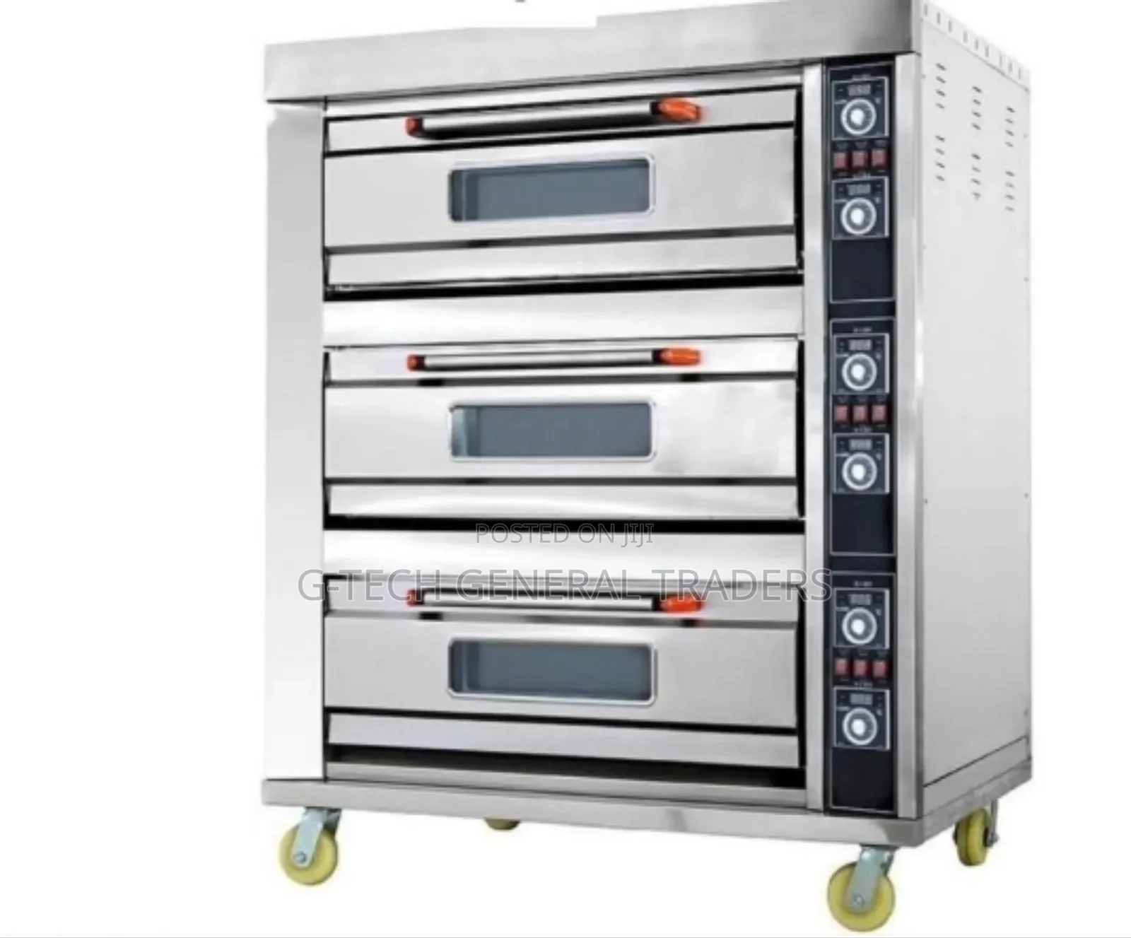 Heavy Duty Commercial Electric Oven 3 Decker,6 Trays