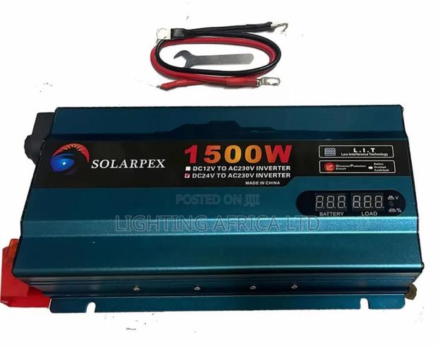 Solarpex 1500 Watts - 12 Volts Power Inverter - 220v Ac Output.