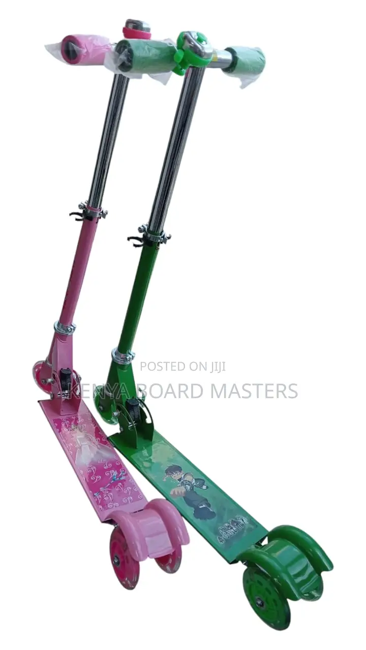 Mettalic Scooters With 2 Back Wheels for Age 3,4,5