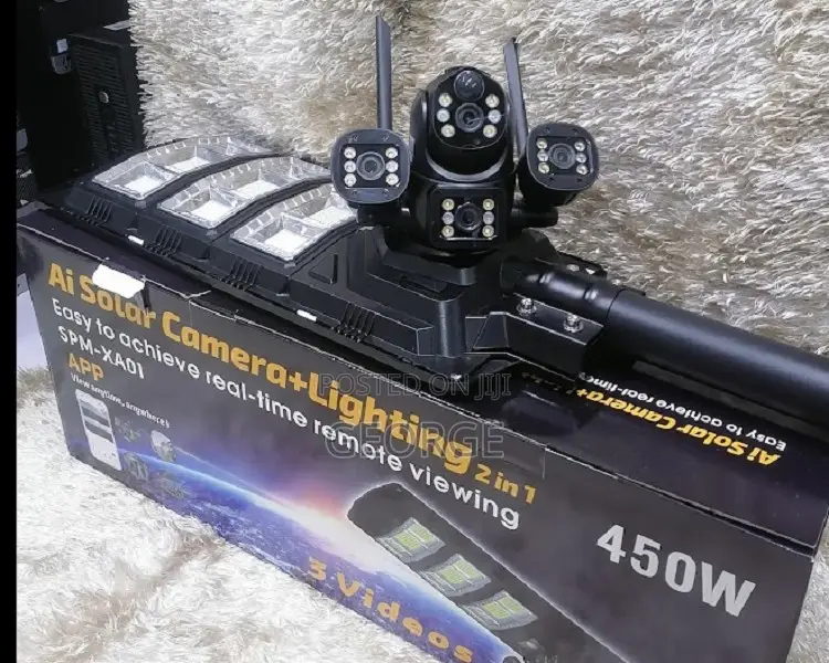 V380pro* Solar Street Light With Hidden Wifi Camera