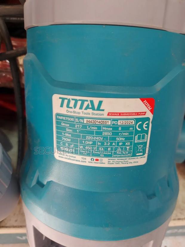 Total Twp87506 Submersible Sewage Pump - thumbnail 2