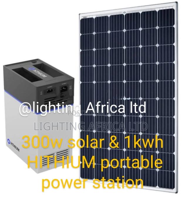 1kwh - 500w 3 in 1 Office - Home Backup Battery - 300w Solar Panel