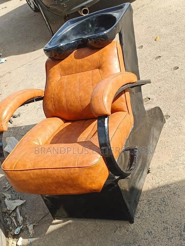 Executive Brown Shampoo Unit/Salon Sink - main view