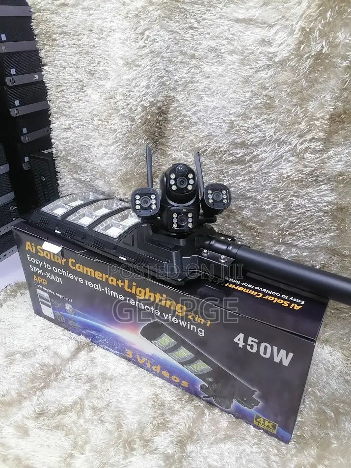 Integrated 450w Wifi All in One Solar Street Light
