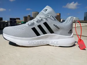 Sale Adidas Running/Gym Sport Shoes Grey