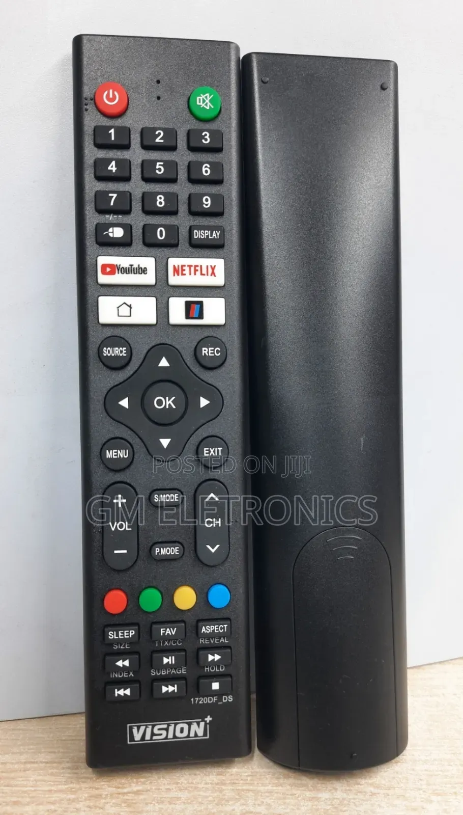 Vision+ Vp8832sf Tv Replacement Remote Control + Batteries