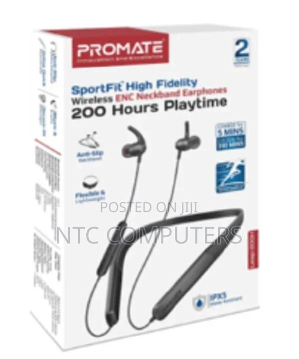 Promate High Definition Bluetooth V5.4 Enc Neckband. Earpho - thumbnail 2