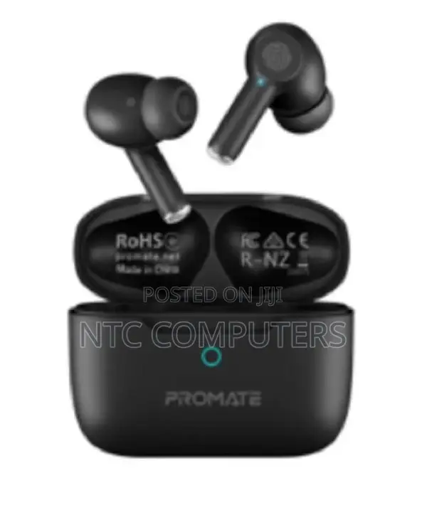 Promate High-Definition Anc TWS Earphones With Intellitouch•