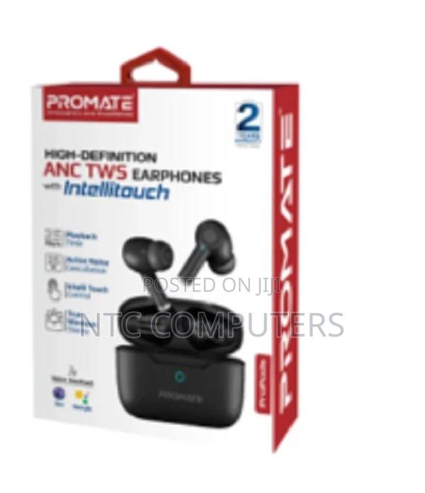 Promate High-Definition Anc TWS Earphones With Intellitouch• - thumbnail 3