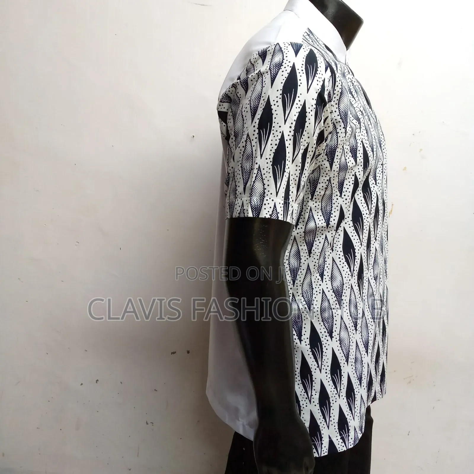 Ready Made Men White Ankara Shirts