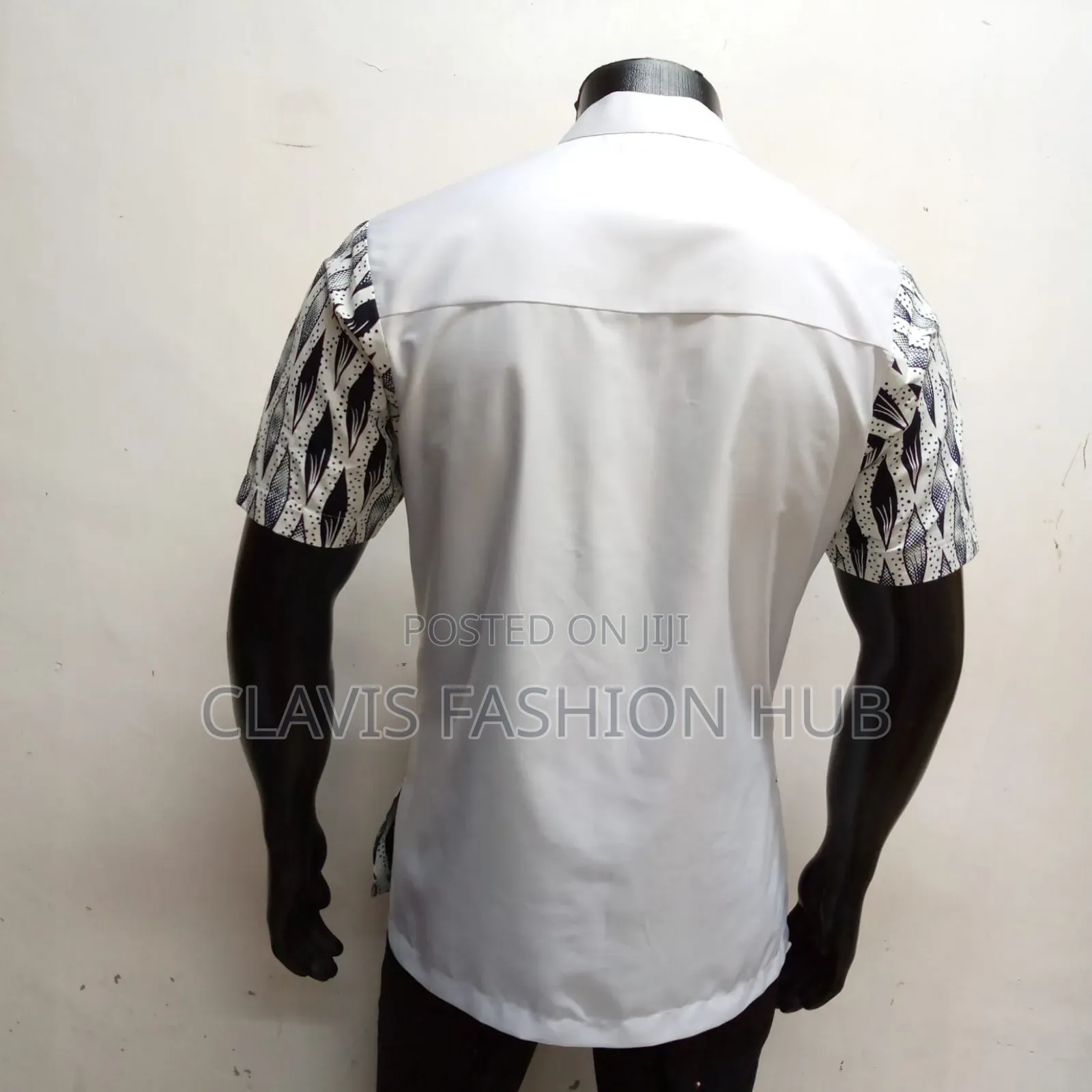 Ready Made Men White Ankara Shirts