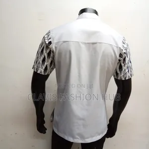Ready Made Men White Ankara Shirts