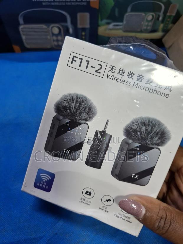 F11-2 Wireless Microphone System With Charging Case - thumbnail 2