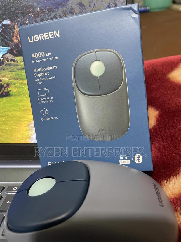 Ugreen Fun+ Wireless & Bluetooth Rechargeable Mouse - main view