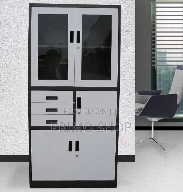 Office Cabinet; Colour-Coordinated Accents Office Cabinet