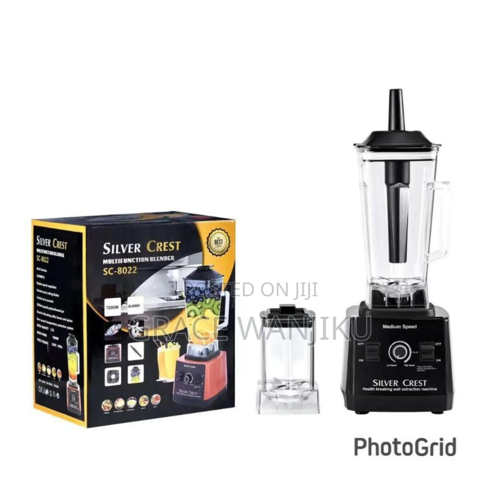 *7000 Watts Silver Crest Commercial Blender