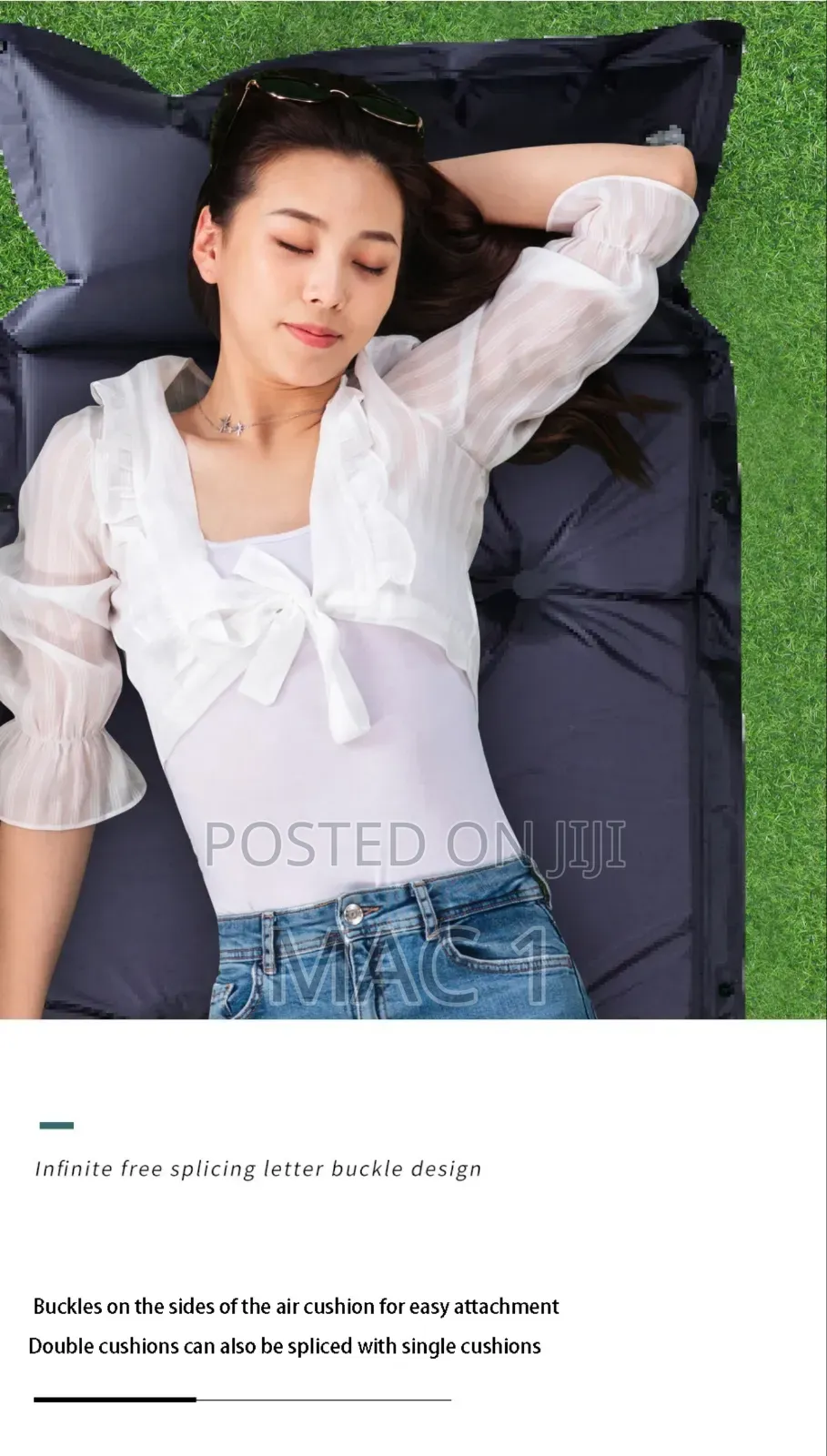 Self Inflating Foldable Sleeping Bag With Pillow