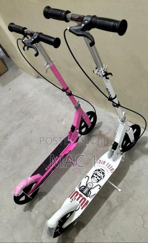 Scooter With Big Wheels With Hand Brake - thumbnail 2