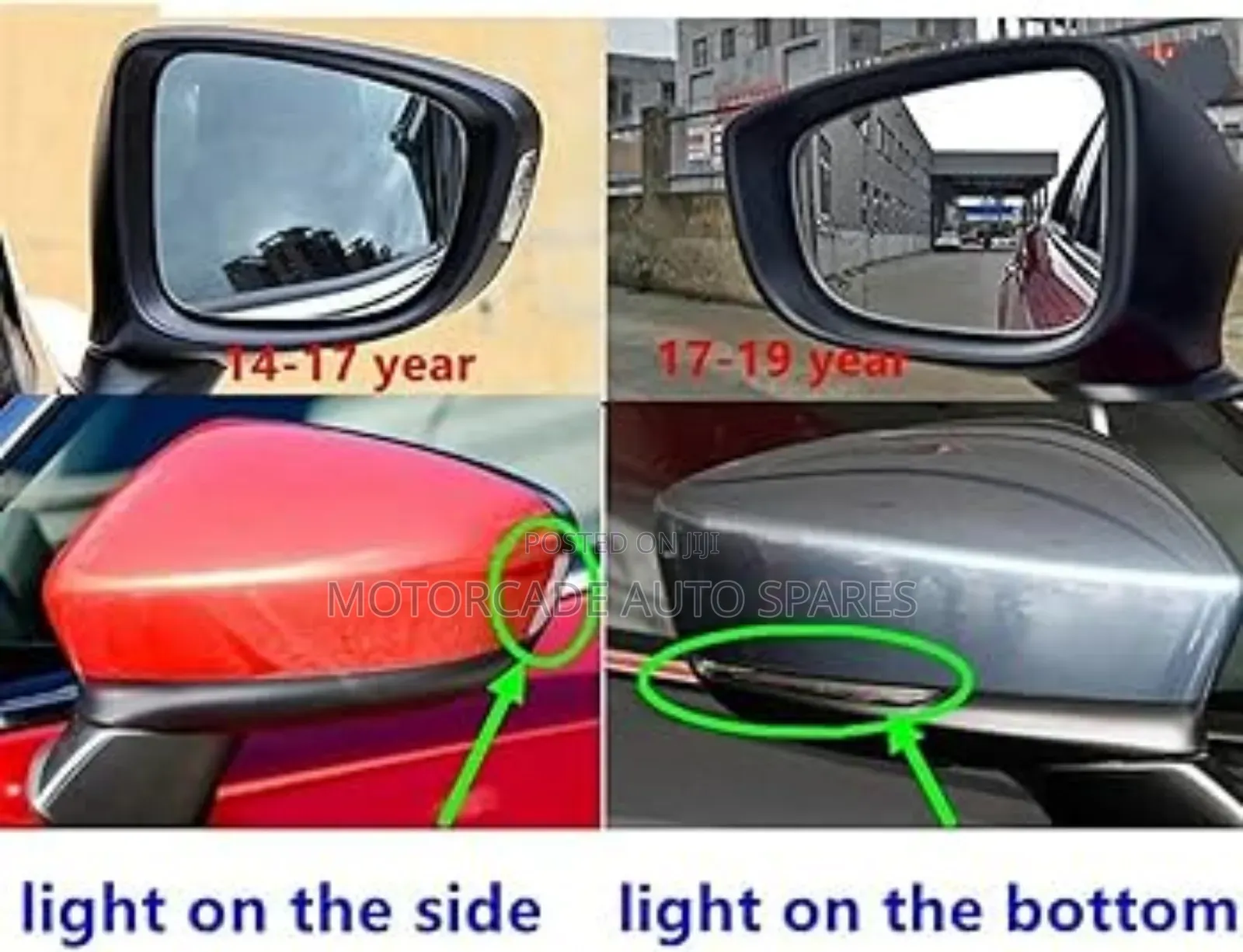 Mazda Atenza 2014-2018 Side Mirror Glass With Sensor