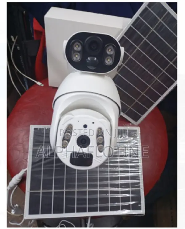 U-Box 6mp Dual Lens Dual Solar Energy Outdoor Camera