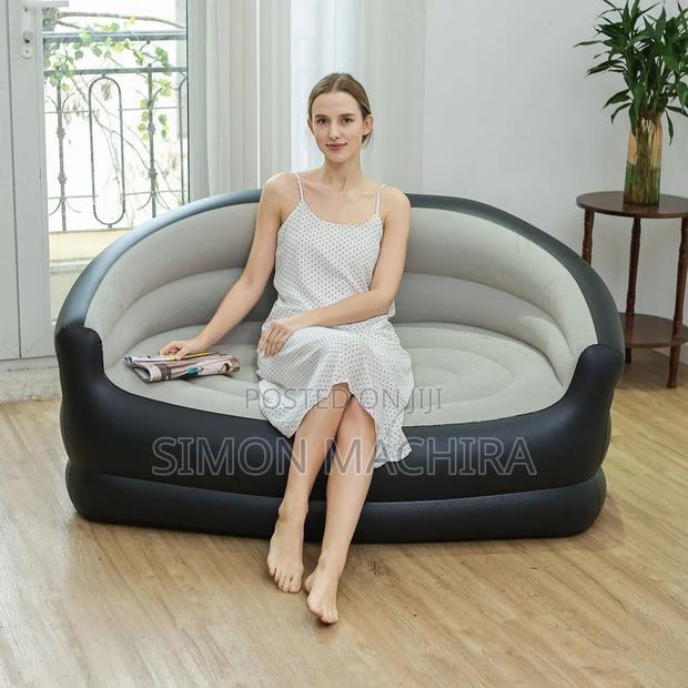 2 Seater Inflatable Couch With Manual Pump - main view