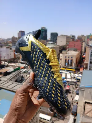 New Black and Gold Predator Football Boots.