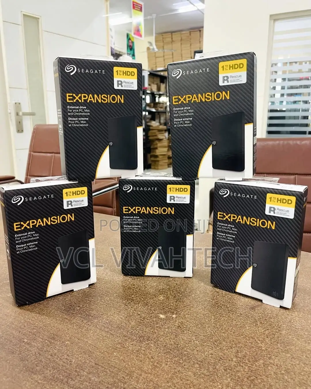 Seagate Expansion Portable 1tb External Hard Drive HDD .