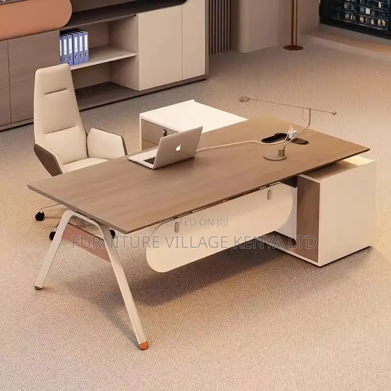 Office Desk; 180cm Modern Design Table With Steel Stand's