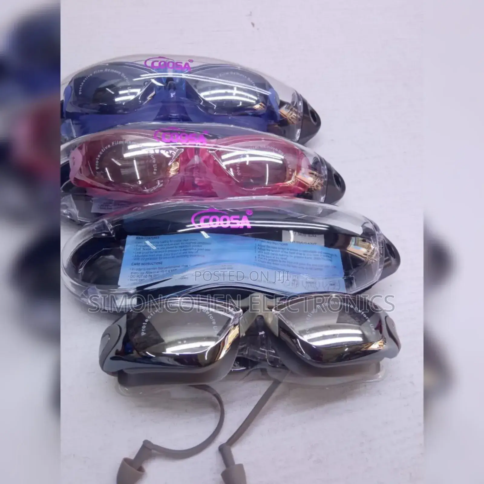 Anti-Fog Adult Swimming Goggles
