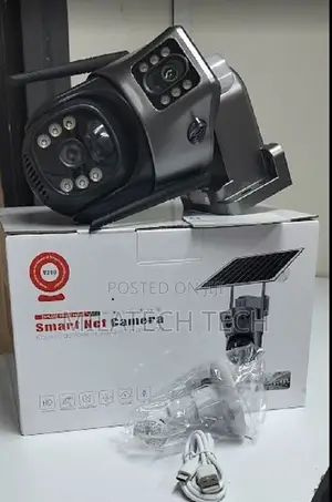 Solar Powered Dual Lens V380 Camera