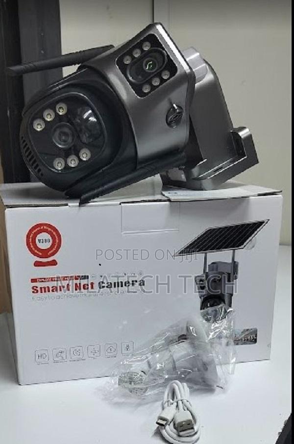 Solar Powered Dual Lens V380 Camera