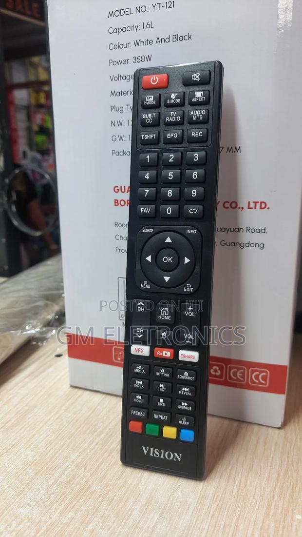 Vision Plus 50′′ Smart Tv Remote Control + Batteries. - thumbnail 2