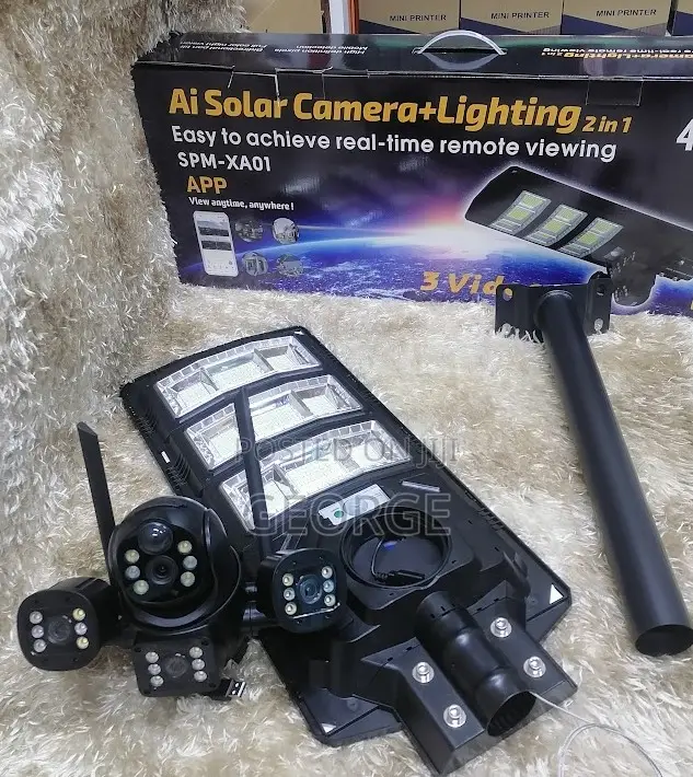 Powerful Solar Street Lights 450w With Wifi Motion Sensor