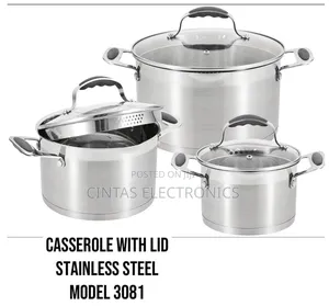 Casselore With Lid Stainless Steel Sufurias