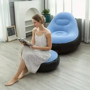 Inflatable Lazy Chair With Footrest