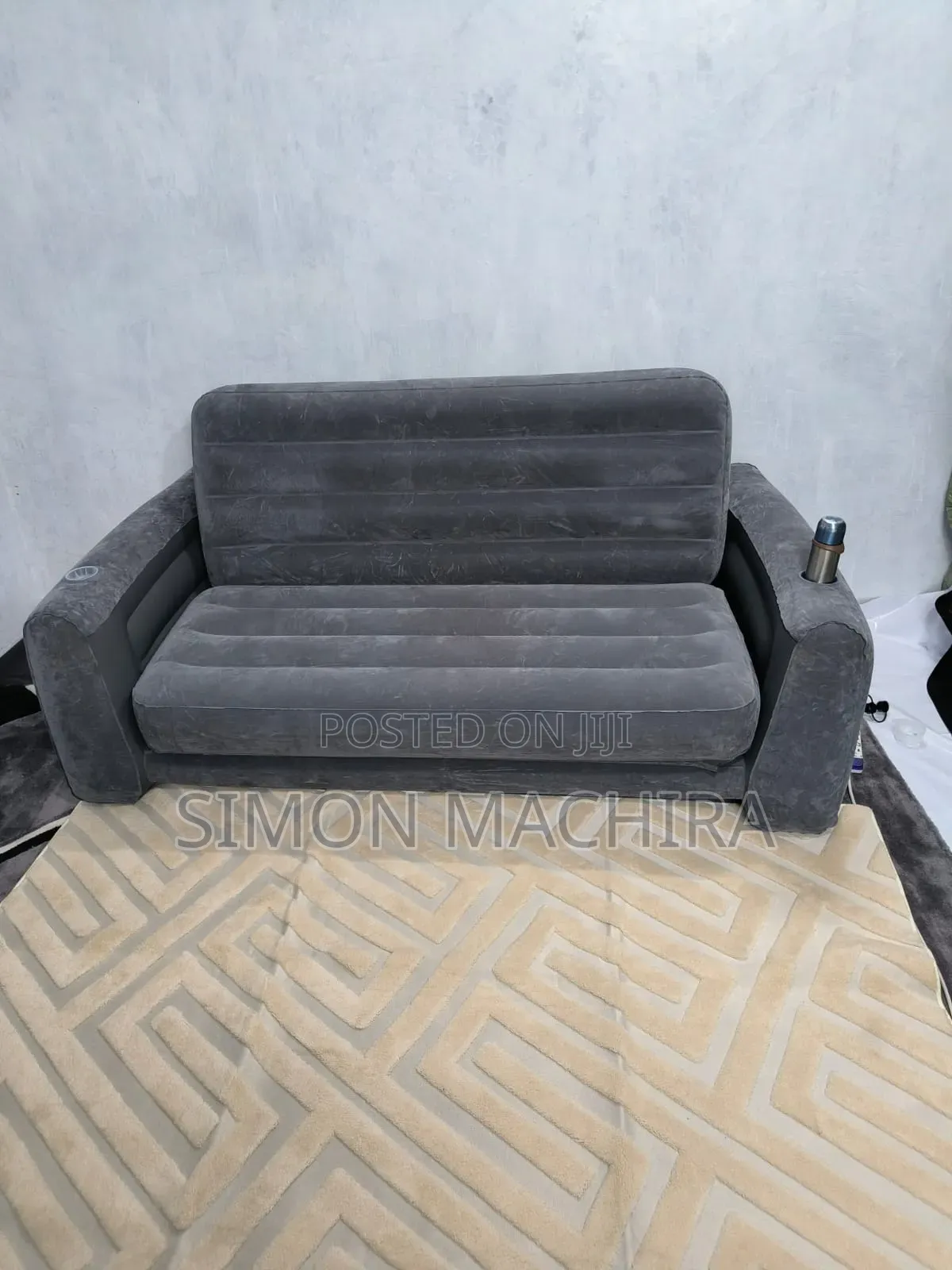 3 Seater Intex Pull Out Sofa With Electric Pump