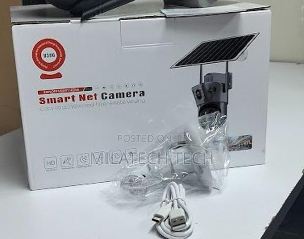 V380 Dual Lens Smart Net Camera Solar Powered