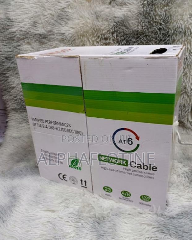 Amigo Cat-6 Indoor Lan Cable-305m Restocked - main view