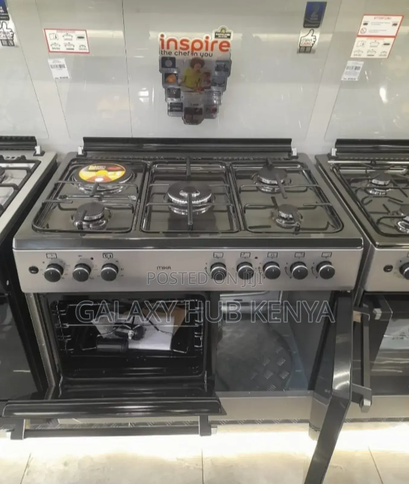 Mika 90cm X 60cm, 4 Gas Pool Jet Burners 1e Mst9041weg4sb