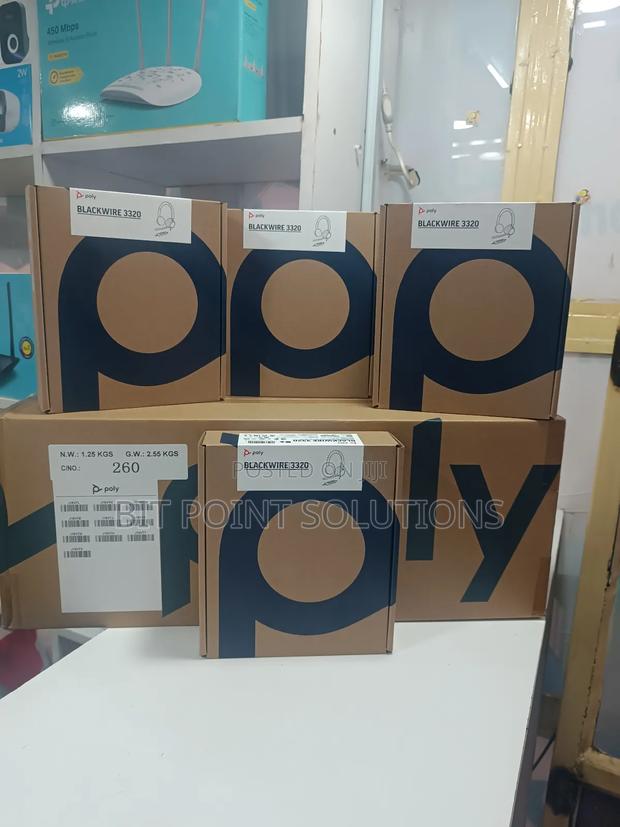 Poly Blackwire 3320 Stereo Usb-c Headset + Usb-c/A Adapter - thumbnail 3