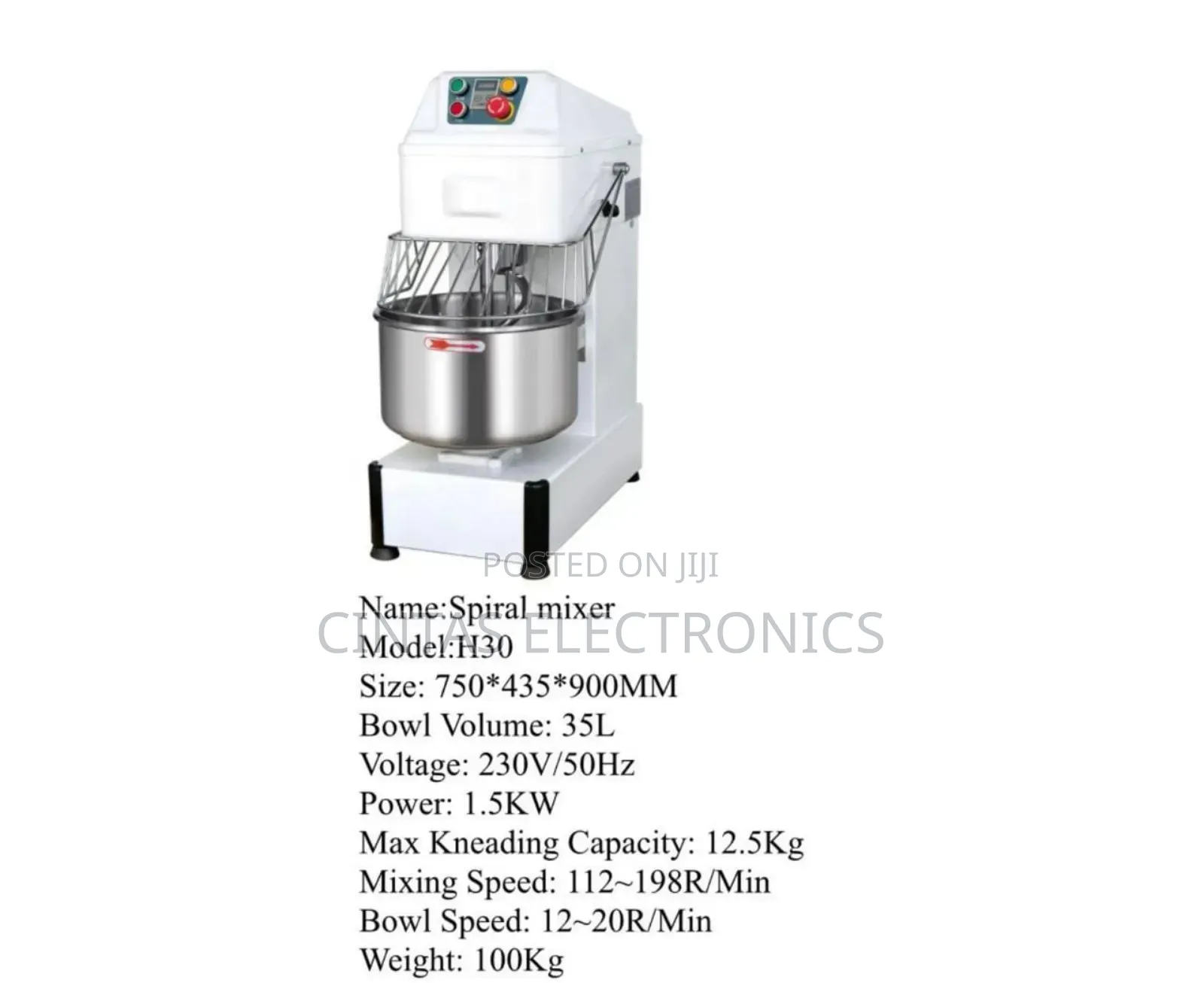 Commercial Spiral Mixer