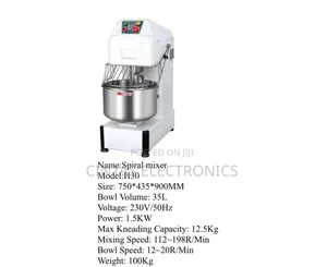 Commercial Spiral Mixer