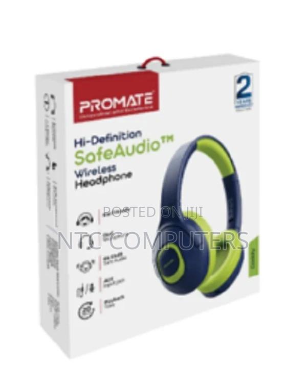 Promate Bluetooth V5.0 Over Ear Headset With Microphone, - main view