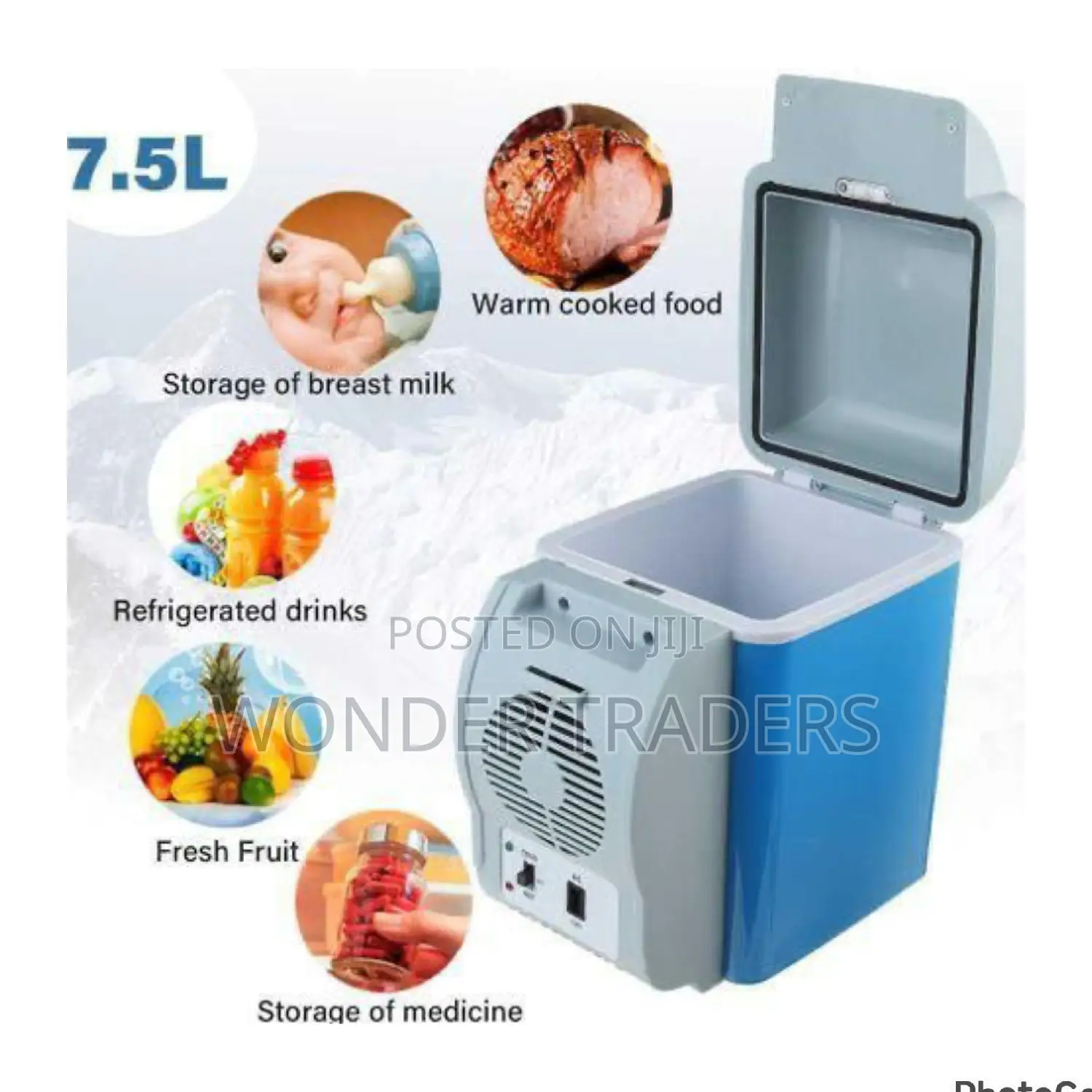 *7.5litre Portable Car Fridge*
 Portable Car Fridge