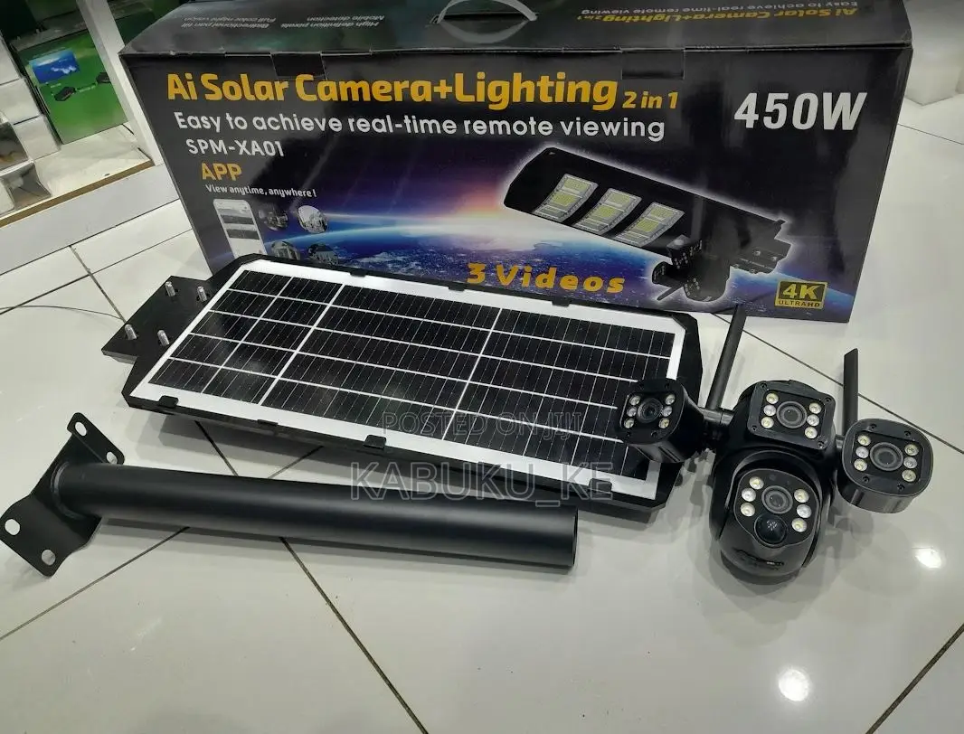 Ai Solar Camera + Lighting 2 in 1 | 1080p Security Camera