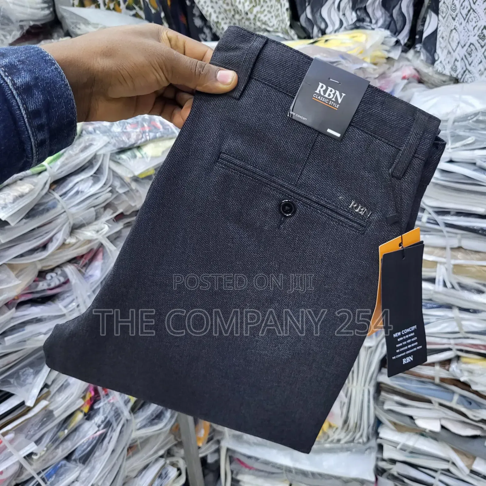 K.T.O Men's Official Semi Casual Khaki Pants Trousers