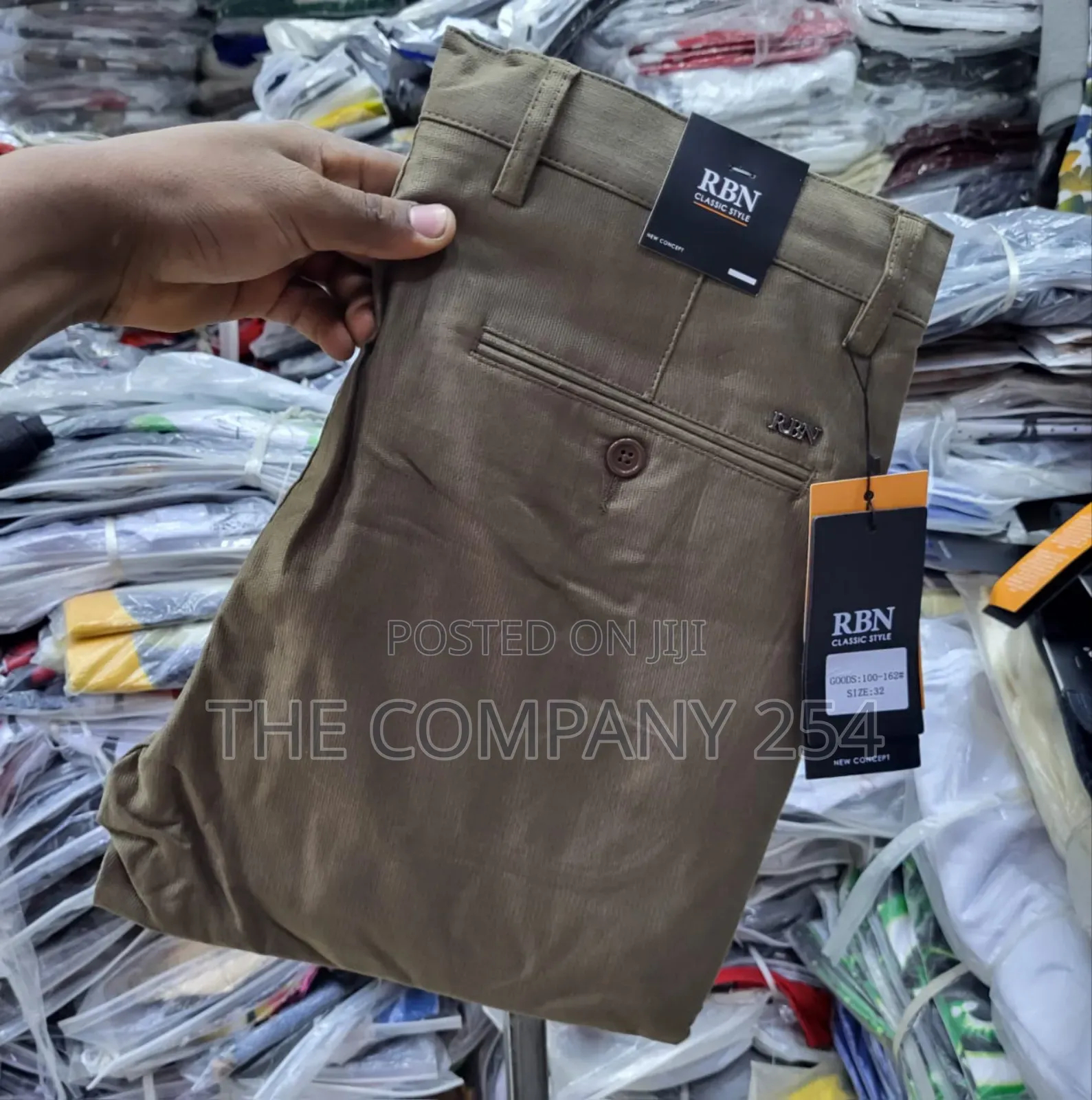 K.T.O Men's Official Semi Casual Khaki Pants Trousers