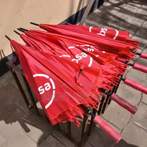 Five Sample Printed Umbrellas. Ask For A Quote